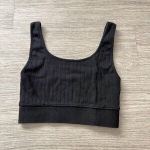 American Eagle Super Cropped Pointelle Tank Top